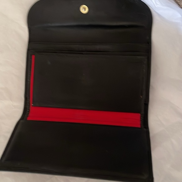 Dooney & Bourke NWOT Multi Colored Ducks Snap Wallet w Blue Duck Rainbow Zipper - Picture 6 of 9